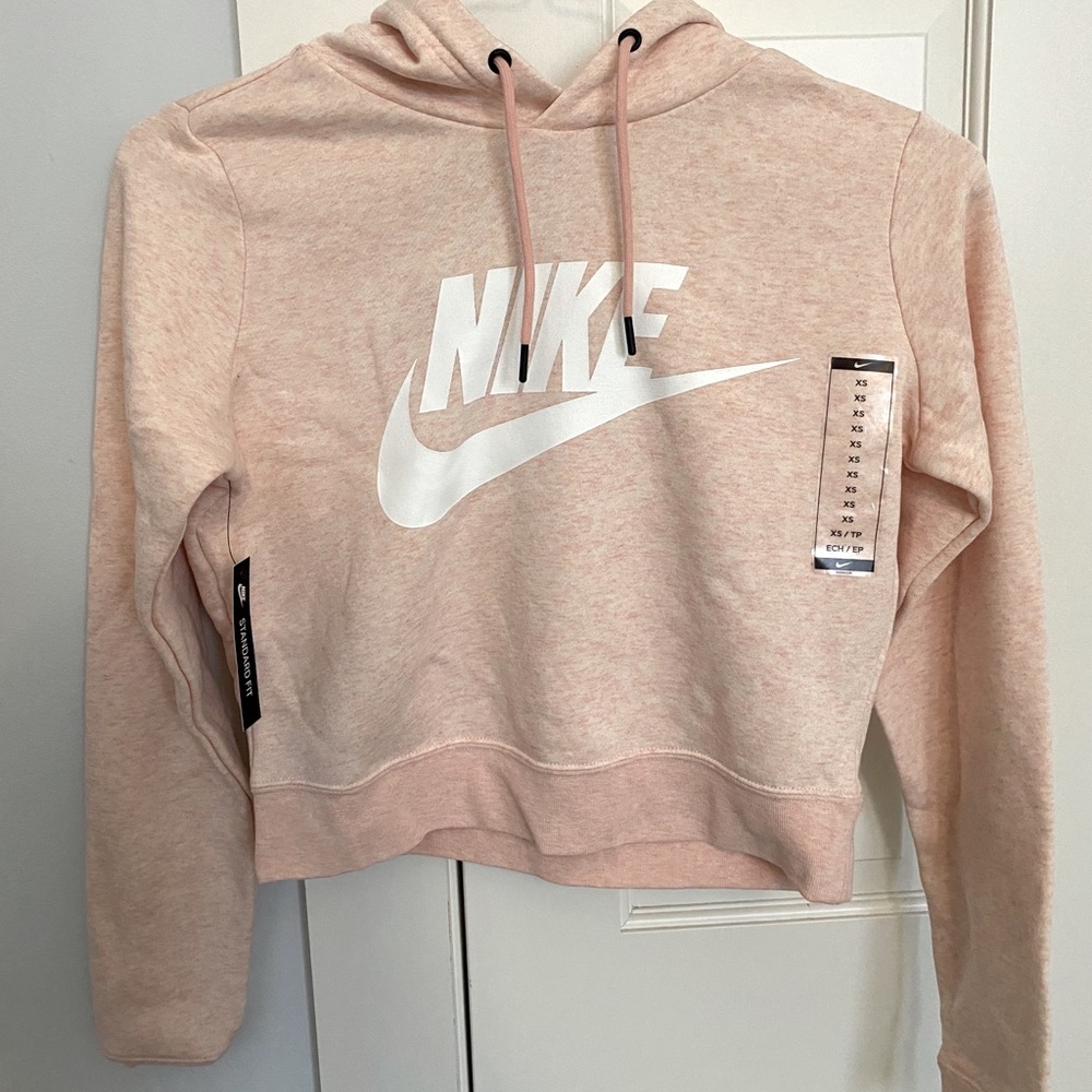 Pink Nike hoodie